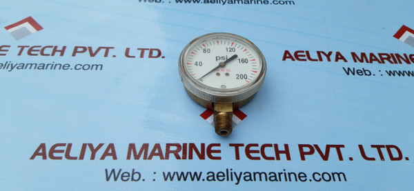 Cpi 05-023-302 Brass Gauge Meter 0-200 Psi