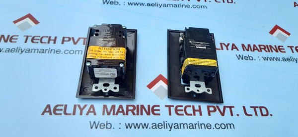 Hubbell GFCI receptacle 15A 20A 125V 60Hz commercial grade