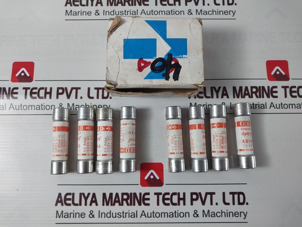 Lot Of 6X Gould Shawmut A5Y40 Amp-trap Fuse