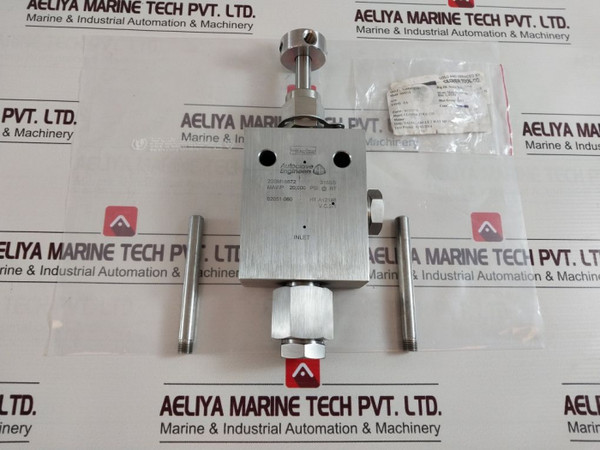 Parker 20Sm16872 2 Way Mp 20K Needle Valve 20,000 Psi