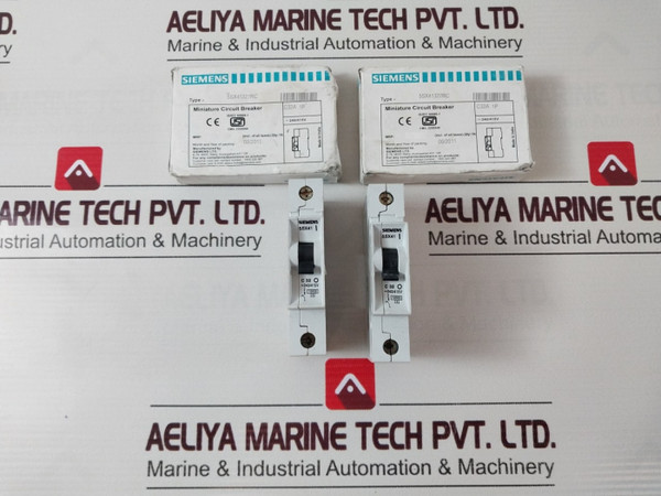 Lot Of 3X Siemens 5Sx41 C32 Miniature Circuit Breaker Used