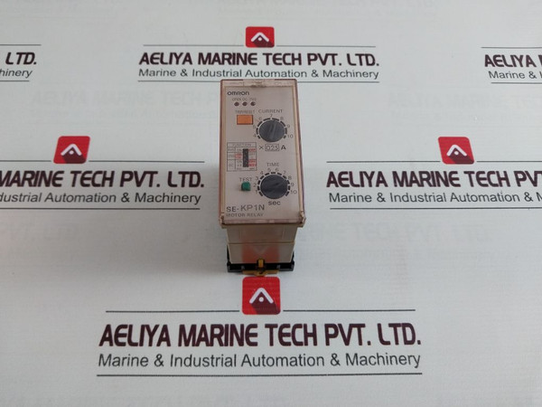 Omron Se-kp1N Motor Relay With Base 1-10 Sec 50/60Hz