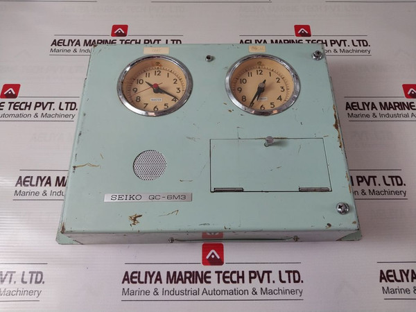 Seikosha Qc-6M3 Quartz Crystal Master Clock