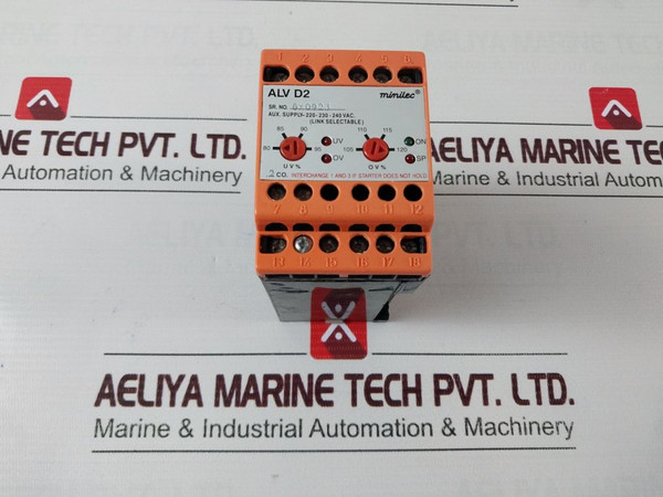Minilec Alv D2 Phase Failure Relay With Variable 220-230-240 Vac