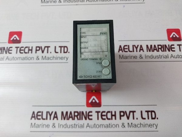 Toyo Keiki Tgp-2 Rpm Transducer 100-110V Ac