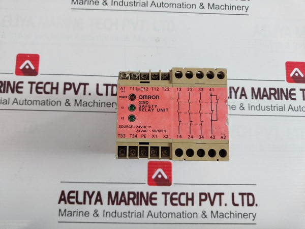 Omron G9D-301 30Y4Ep Safety Relay Unit 240Vac 50/60Hz 6A 1440Va