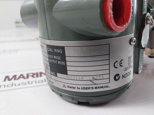 Yokogawa Dpharp Eja430A Pressure Transmitter 10.5-42 Vdc