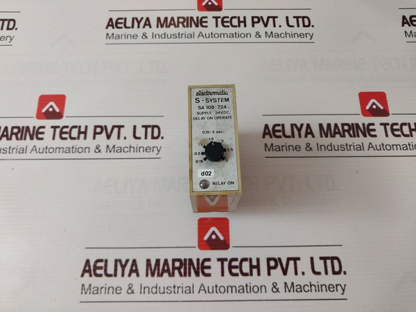Electromatic Sa 105 724 Time Delay Relay 0.15-3 Sec