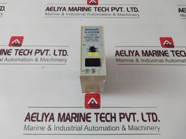 Electromatic S 112166 724 Interval Timer External Start 20-28 Vdc.