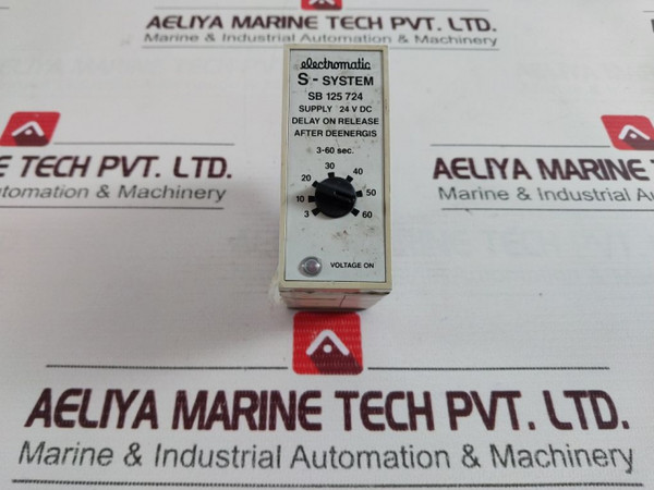 Time Relay Electromatic Sb 125 724 S-system Used