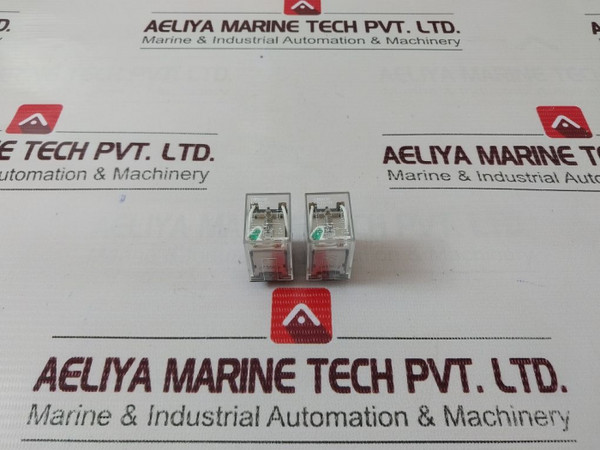 Lot Of 4X Omron My2N Power Relay 24V Dc Used