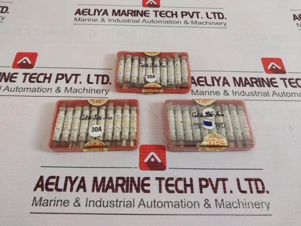 Lot Of 10X Cello Lite Fuse Nc1 30A 500Vac 250Vdc New