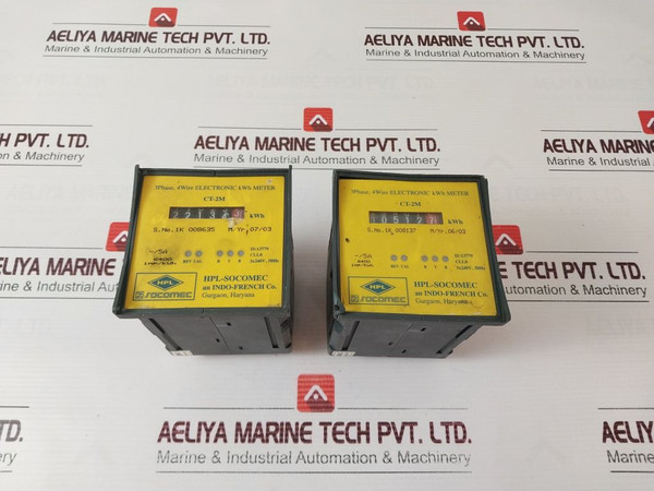 Hpl-socomec Ct-2M 3-phase 4-wire Electronic Kwh Meter