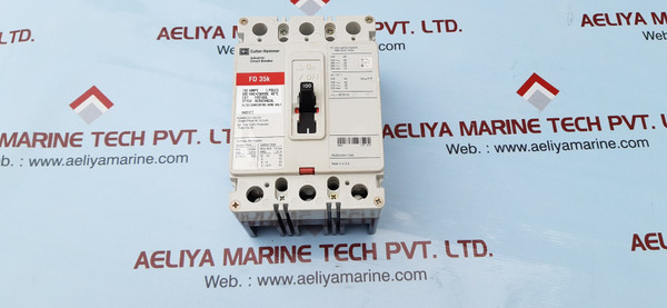Eaton cutler hammer fd35k 3 pole circuit breaker 100 amps