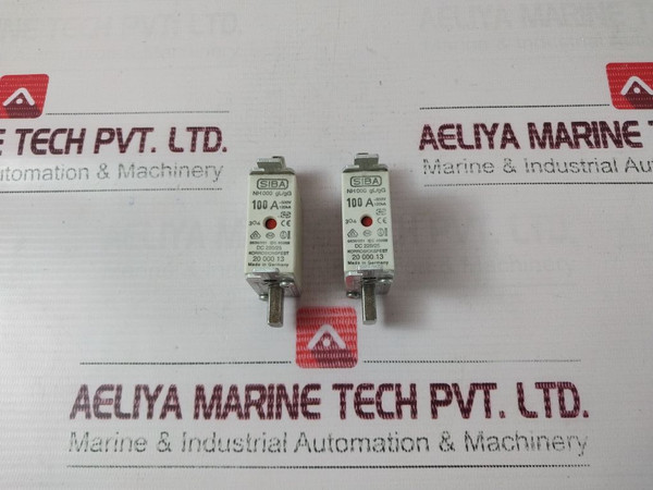 Lot Of 3X Siba 20 000 13 Fuse Nh 000 Gl/Gg 100 A