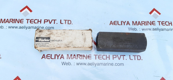 Parker c1600s female check vavle 3000 psi 40 gpm