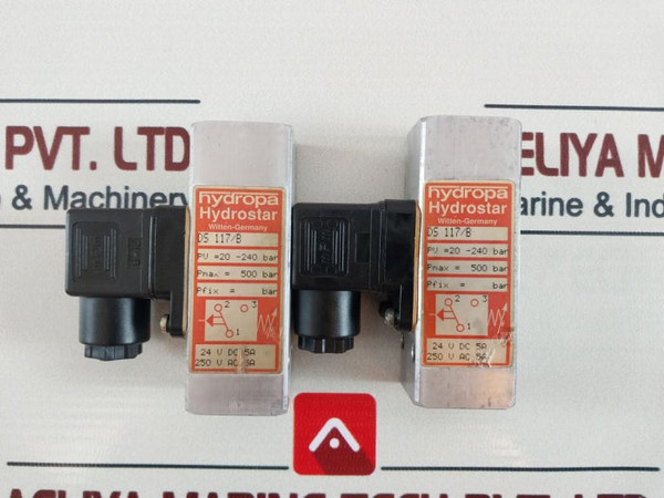 Hydropa Ds 117/B Pressure Switch 24 V Dc 5A