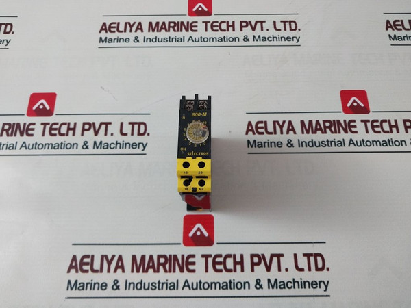 Selectron 800M-230 On Power Analog Delay Timer 800-m 230V Ac