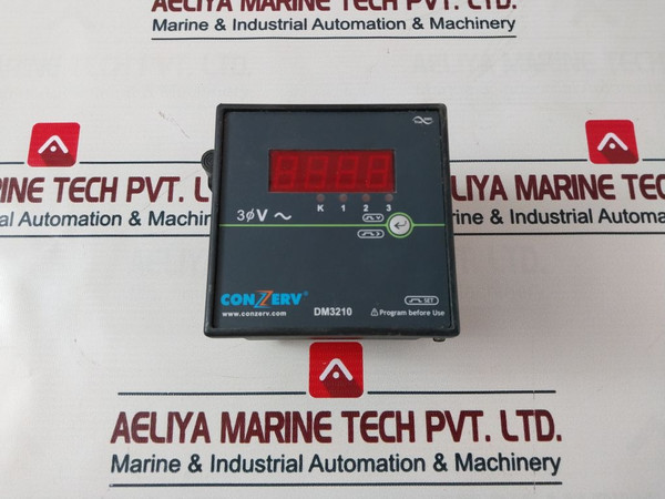 Conzerv Dm 3210 Panel Meter 90 To 300Vac 50/60Hz