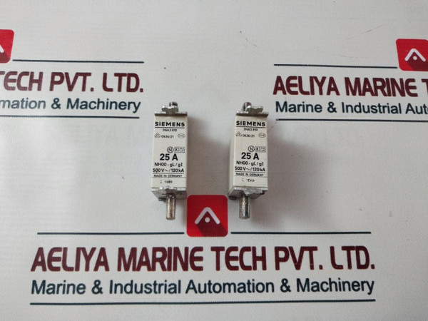 Fuse Siemens 3Na3 810 25A Nh00-gl/Gi New
