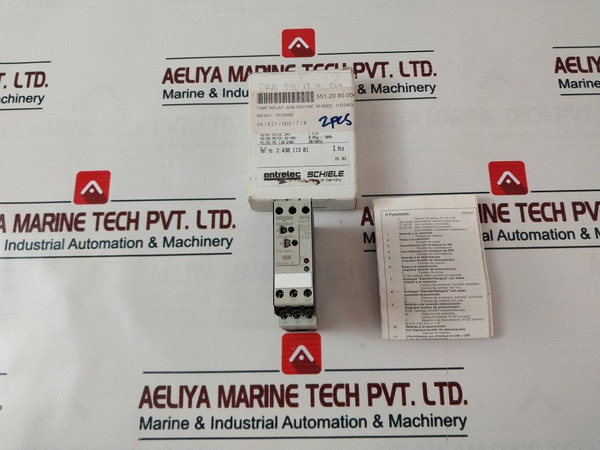 Entrelec Ahs Time Delay Relay 0,05 S – 300 H