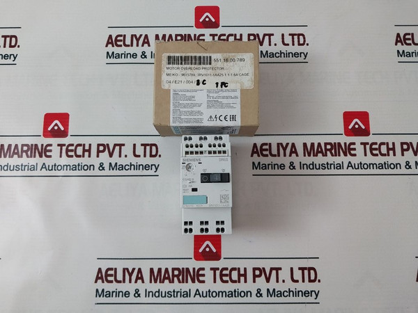 Siemens 3Rv1011-1Aa25 Circuit Breaker 1.1-1.6 A 50/60Hz