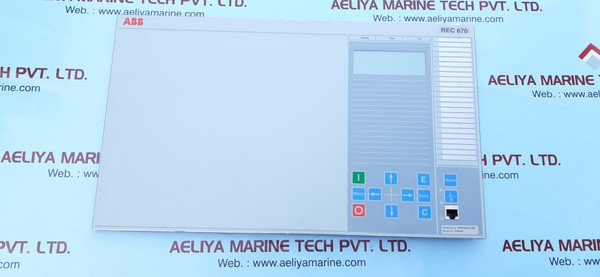 Abb Rec670 Bay Control Display 1Mrk00008-kb Rev R.I0 022108 (Front Panel Only)