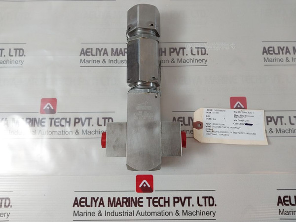 Gilmore 25168-2-5500 Pressure Relief Valve 25168-2 6000 Psi
