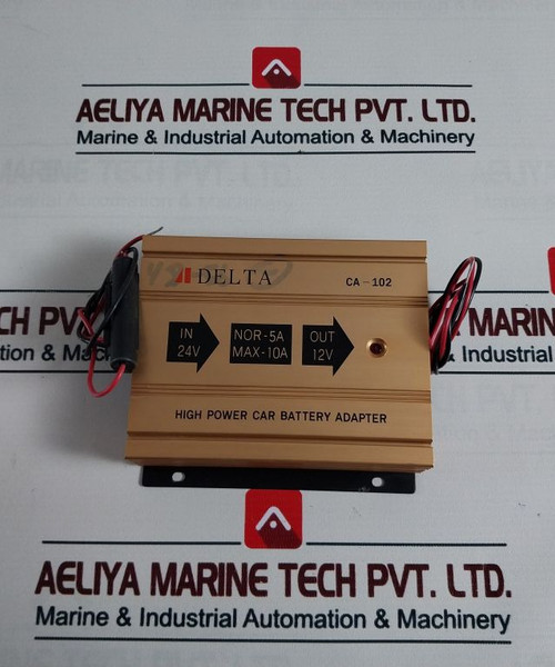 Car Battery Adapter Delta Ca-102 New