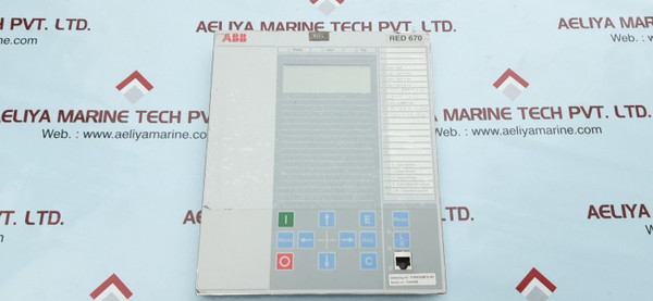 Abb Red670 Bay Control Display Unit 1Mrk00008-hb Sw 1.2 039995