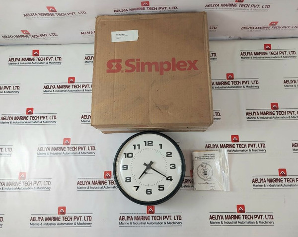 Simplex 6310 8013 Wall Clock 24 Vdc .035Amp