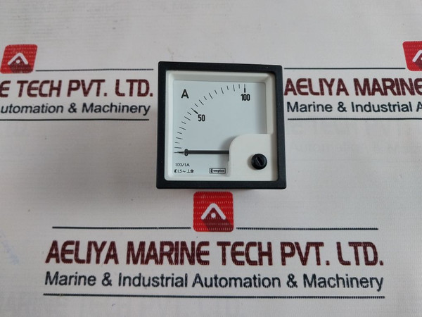 Crompton 100/1A Amphermeter 0-100A 50/60Hz