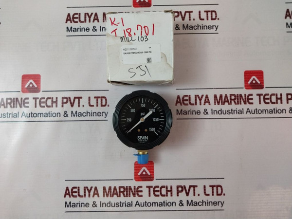 Pressure Gauge Span 02-1229-t -XYZ New