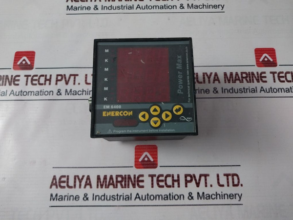 Enercon Em 6400 Digital Panel Meter 80 To 270V
