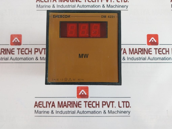 Digital Panel Meter Enercon Dm 4231 - Enercon Used