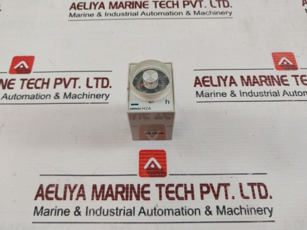 Omron H2A Motor Driven Timer 0-12H 60Hz Iec947 Ac-13 2A 250Vac
