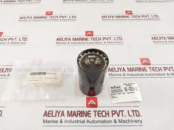 Philips 8503163 Motor Start Capacitor 135-162 Mfd 330Vac 50/60Hz
