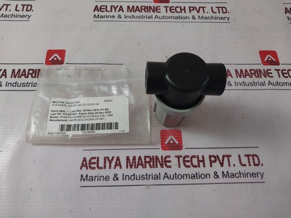 Spraying Systems Aa122-1/2-pp-50 Liquid Strainer