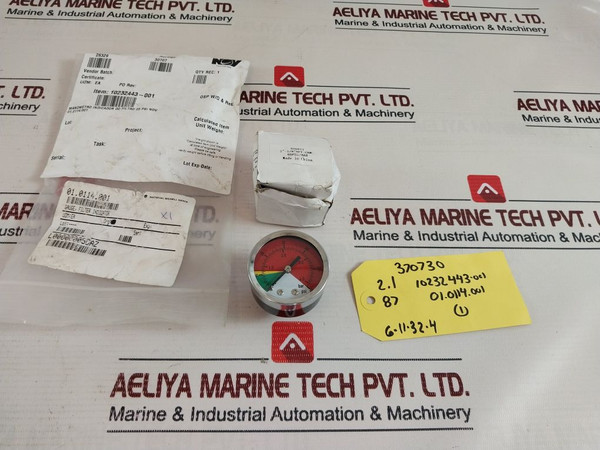 Nov 10232443-001 Filter Indicator Gauge 01.0114.001