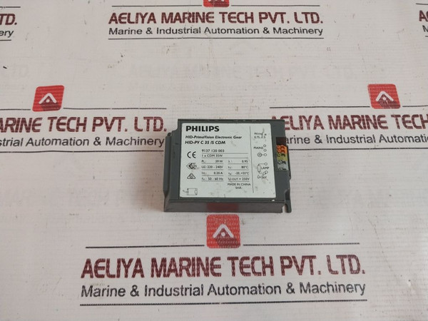 Philips 9137 120 003 Electronic Ballast Hid-pv C 35 Is Cdm