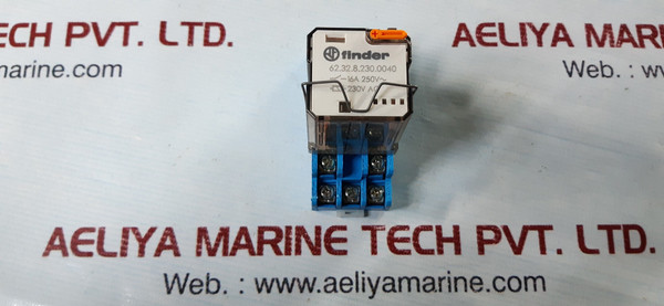 Finder 62.32.8.230.0040 Power Relay With Base 16A 250V