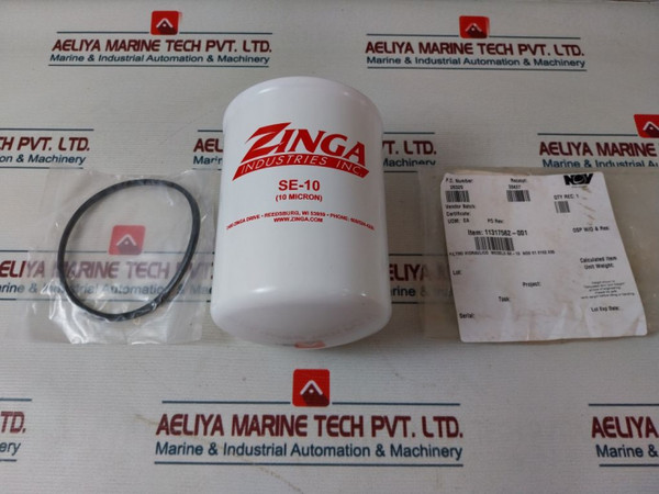 Hydraulic Filter Zinga Se-10 - Zinga Industries Inc. New