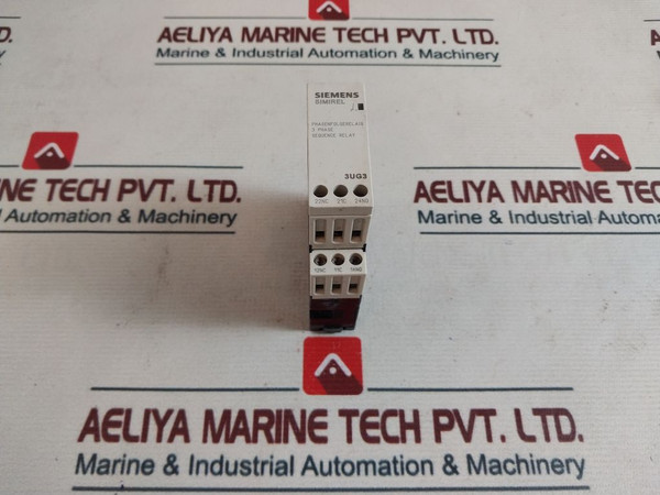Siemens 3Ug3511-1Bq50 3 Phase Sequence Relay 3X230-400Vac 50/60Hz