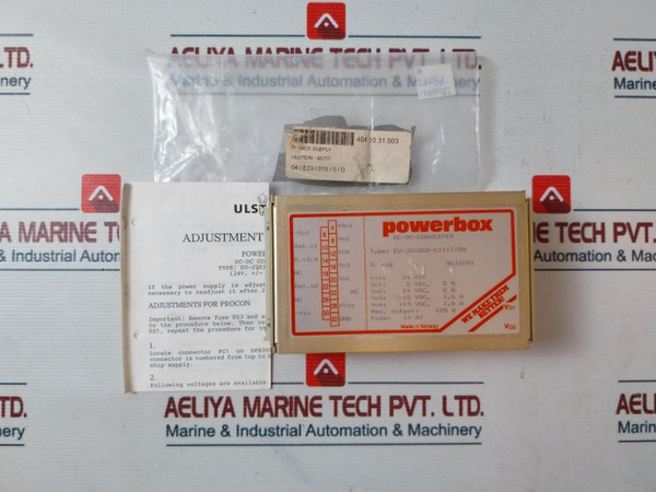 Power Supply Powerbox Eu-j20322-czyzz/5H Ulstein Marine New