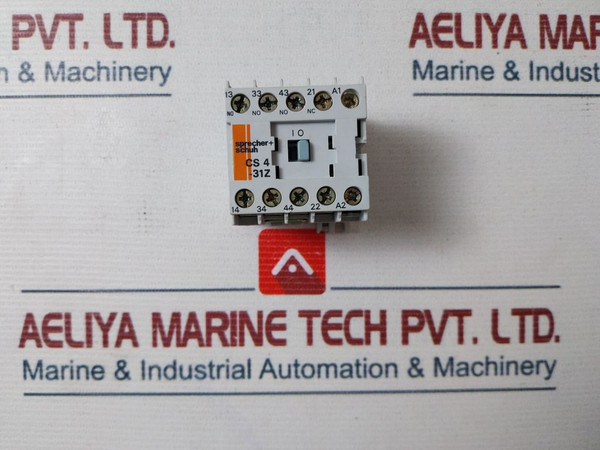 Sprecher + Schuh Cs 4-31Z Relay Auxiliary Contactor