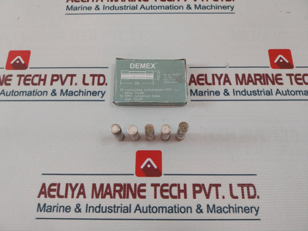 Lot Of 5X Demax Iec 269-2-1 Cylindrical Fuse 100Ka/660V 993.01.08.006