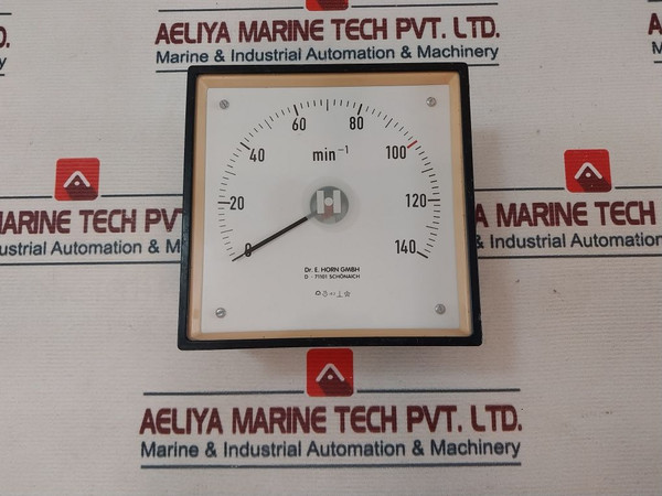 Dr.E.Horn Ea 144X144.2 S Dwf Meter 0-140 Min-1