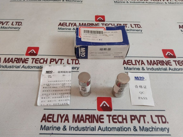 Lot of 11X MRO RT18-125 Fuse 25A GG 500V~100 KA