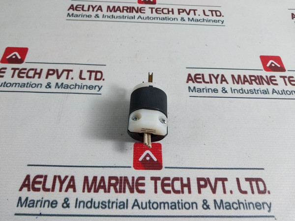 Lot Of 2X Hubbell Hbl5266C Straight Blade Plug 15A 125V