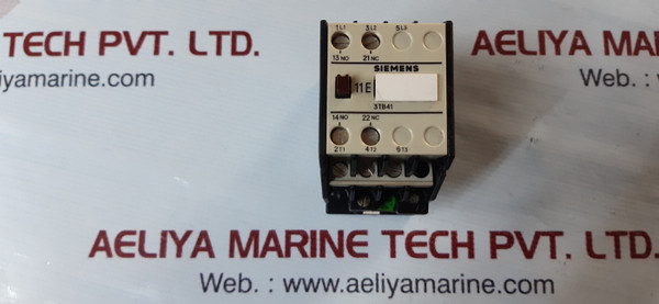 Siemens 11e 3tb41 magnetic relay, 12-0a, 18a, aux cont